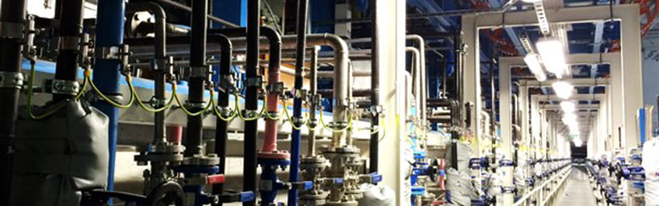 Bridgestone Ungarn, Tatabánya- Process-Piping-Systeme der Reifenfabrik